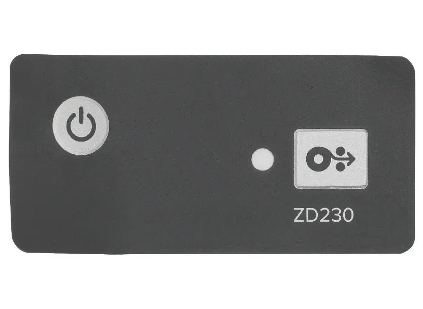 10PCS Keypad Overlay Replacement for  Zebra ZD230 Printer (P1080383-708)