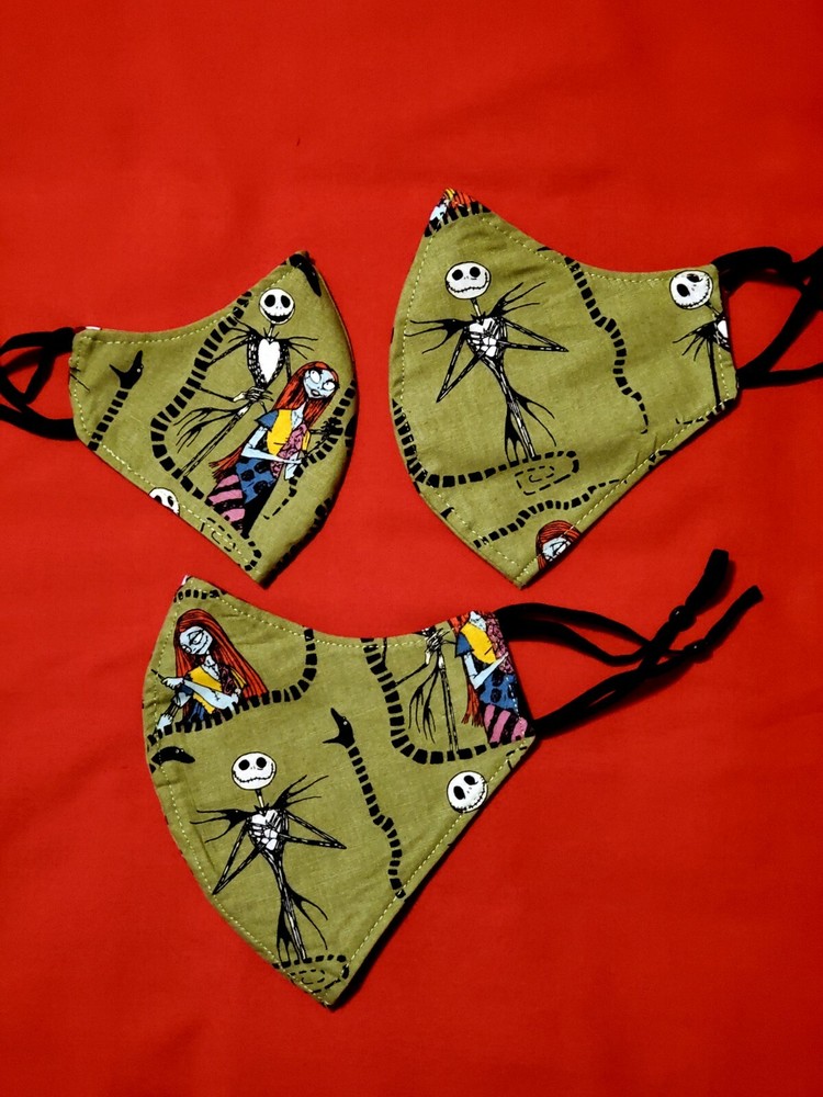 Nightmare Before Christmas Adjustable Face Mask