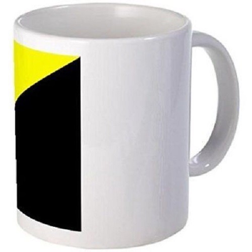 11oz Mug - Anarcho Capitalist Flag - White Ceramic Coffee Tea Cup Gift