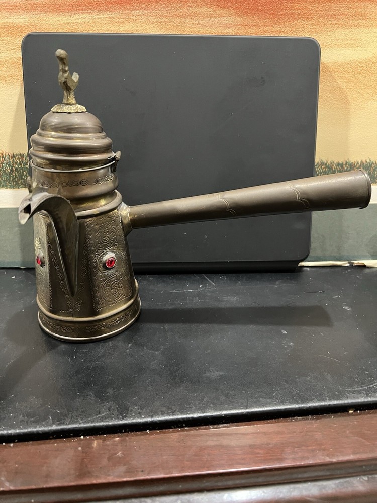 Vintage Turkish Brass Coffee Pot