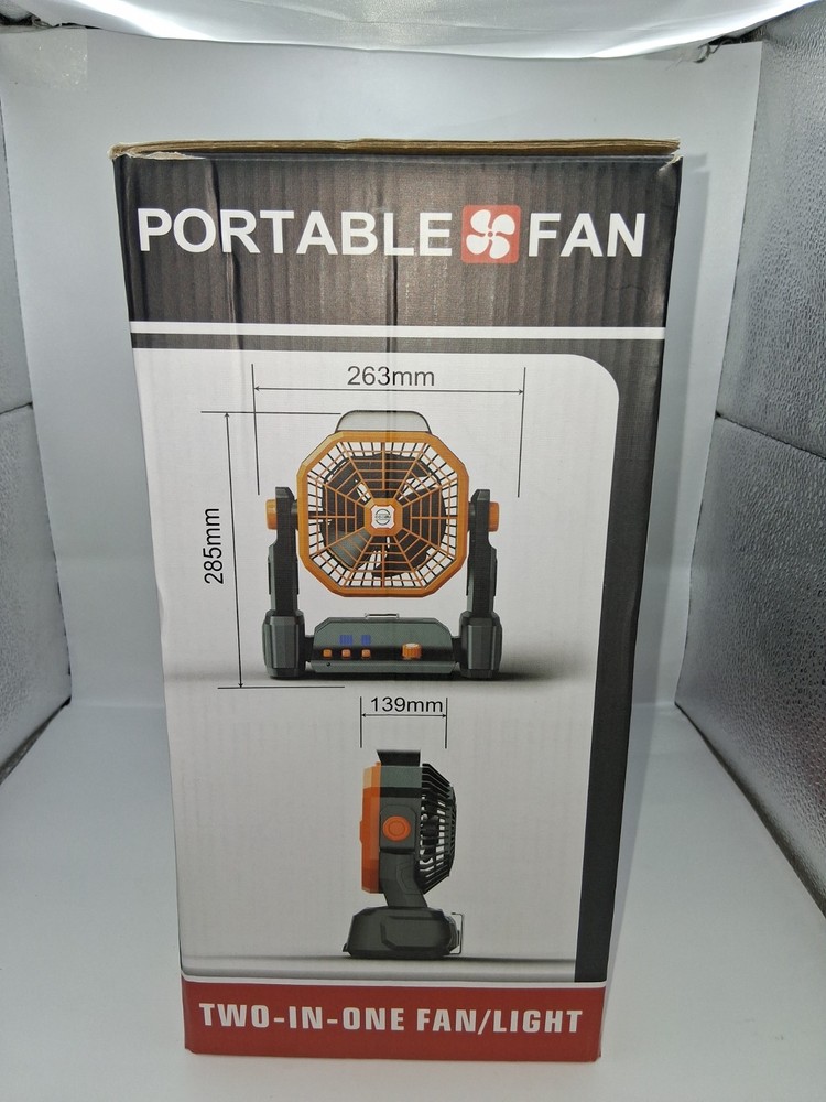 Two In One Fan/ Light Portable Fan