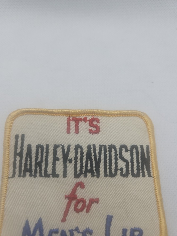 “HD For Men’s Lib” Harley-Davidson Patch / Emblem