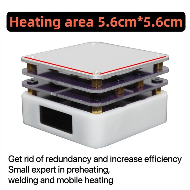 Mini Digital Heating Plate 65W PD Soldering Adjustable Constant Temperature Tool