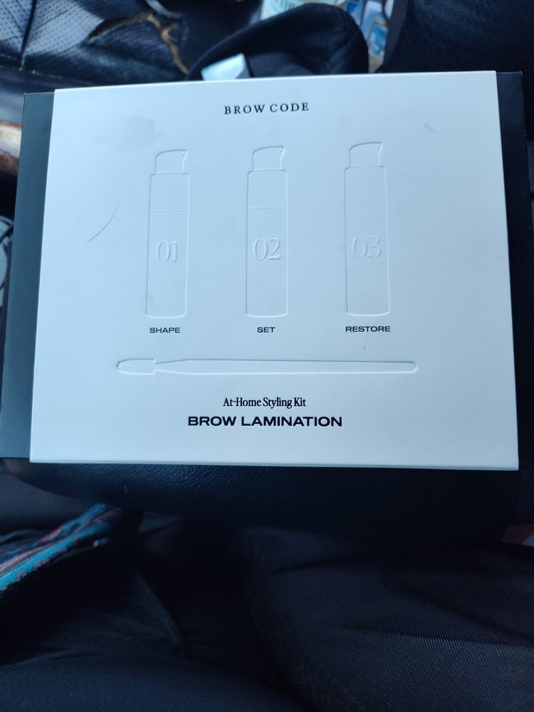 Brow Code At-Home Brow Lamination Styling Kit 3-Step Clear 5mL x3