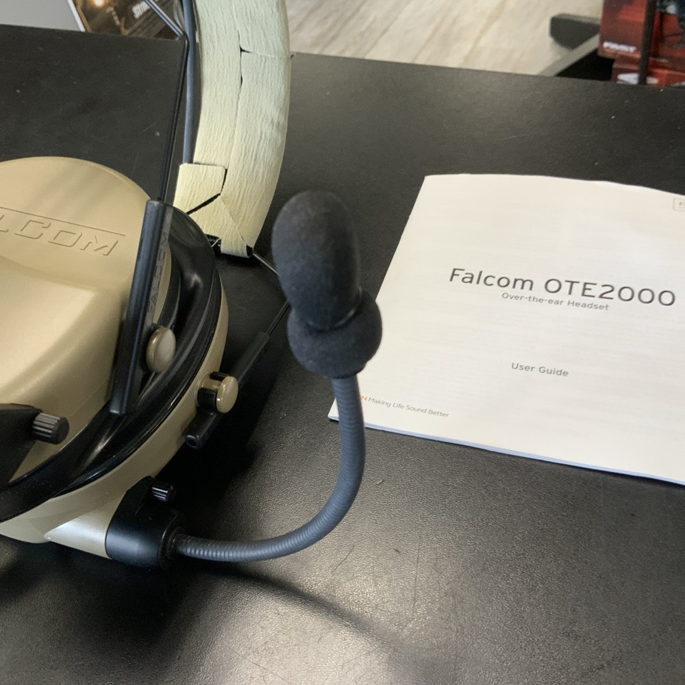 USGI FALCOM OTE2000 HEADSET WITH MICROPHONE PELTOR