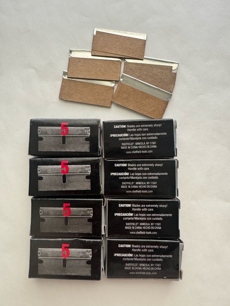 SHEFFIELD Replacement Blade, Set of 9 boxes (45 Blades)
