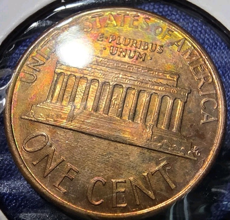 1987 D  One cent penny Errors 🔥Slight Toning🔥 BU.