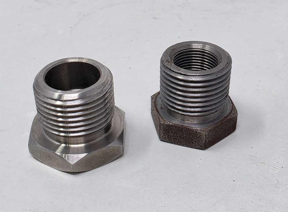 2 Pack Premium Thread Adapters 1/2x28 2 different sizes