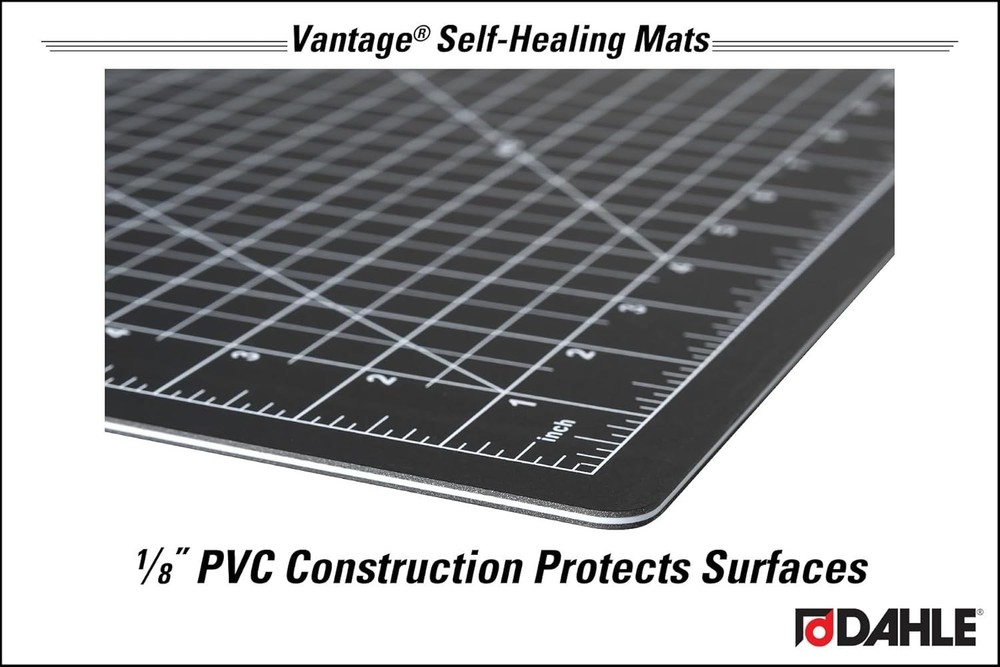 Vantage 12"x18" Self-Healing Cutting Mat - Max Durability for Crafters