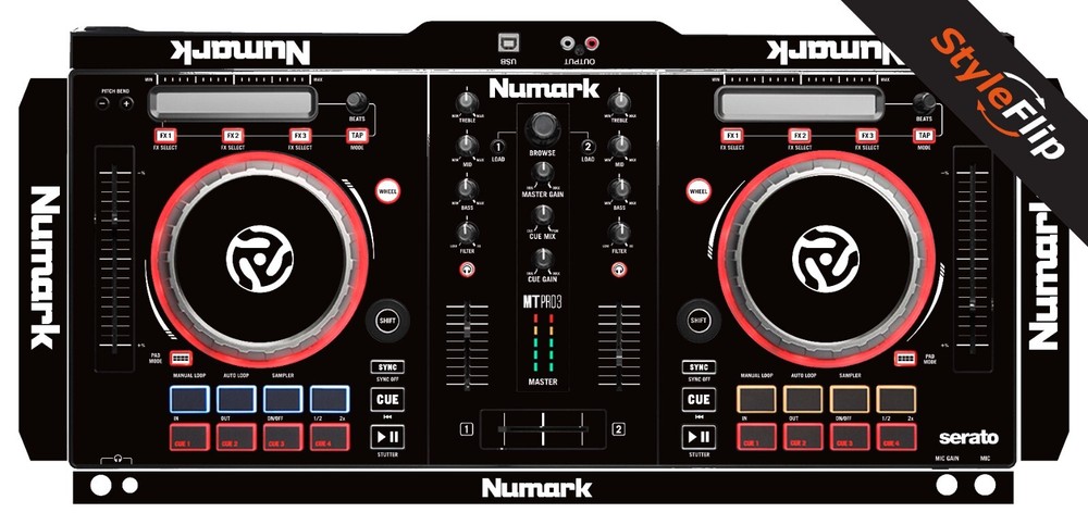 Numark Mixstream Pro 3 Skin | Black | Protective Decal | StyleFlip Skins