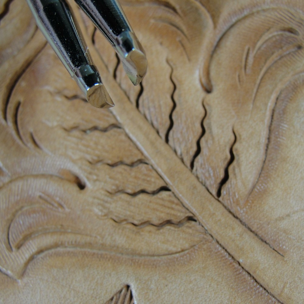 Leather Stamping Tools - #H903/H904 Curved Stop Set