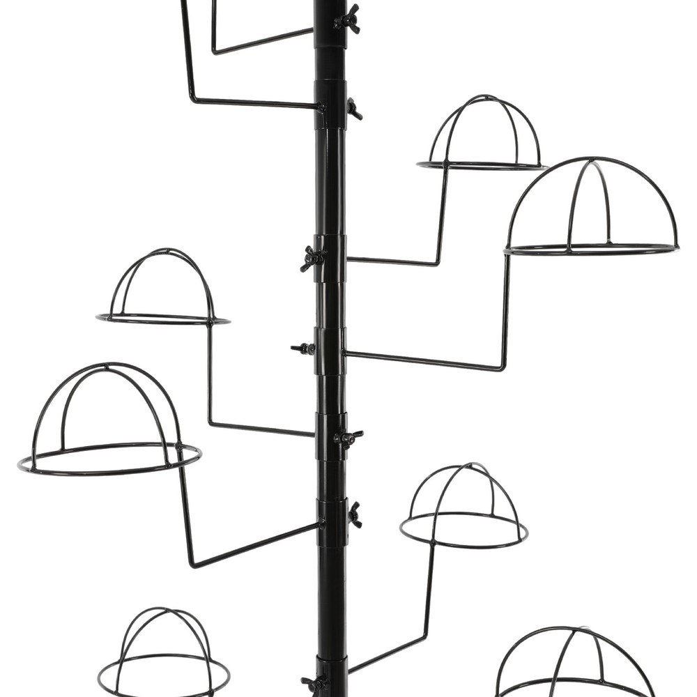 Freestanding Hat Rack 16-hook Hat Display Rack Home/Retail Hat Display Stand