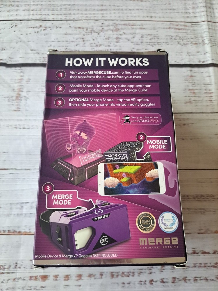 Merge Cube - Fun & Educational Augmented Reality STEM Toy for Kids, Learning