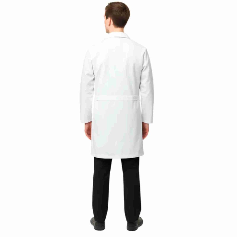 Budget-Friendly Unisex Lab Coat - Durable Minimate Polyester | Just Needles