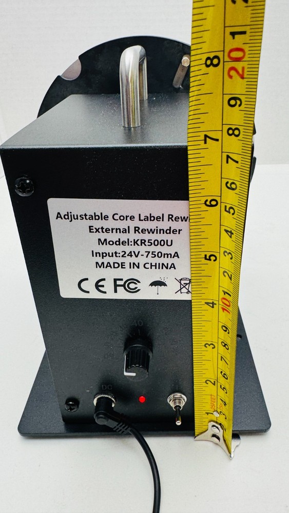 Adjustable Automatic Core Label External Bidirectional Rewinder KR500U