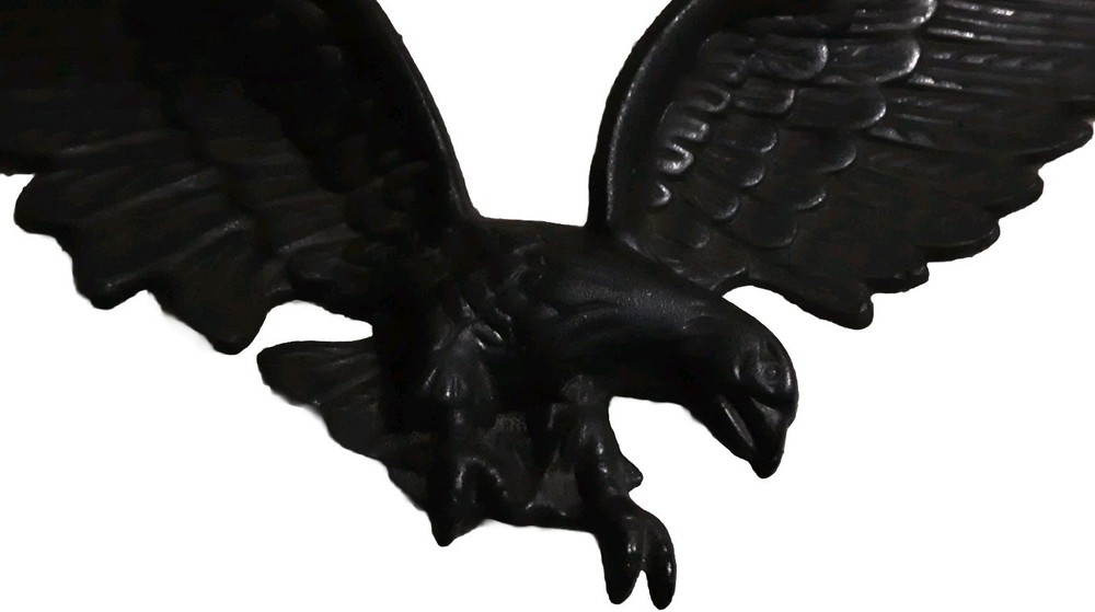 Vintage Cast Iron Eagle 24" × 9"