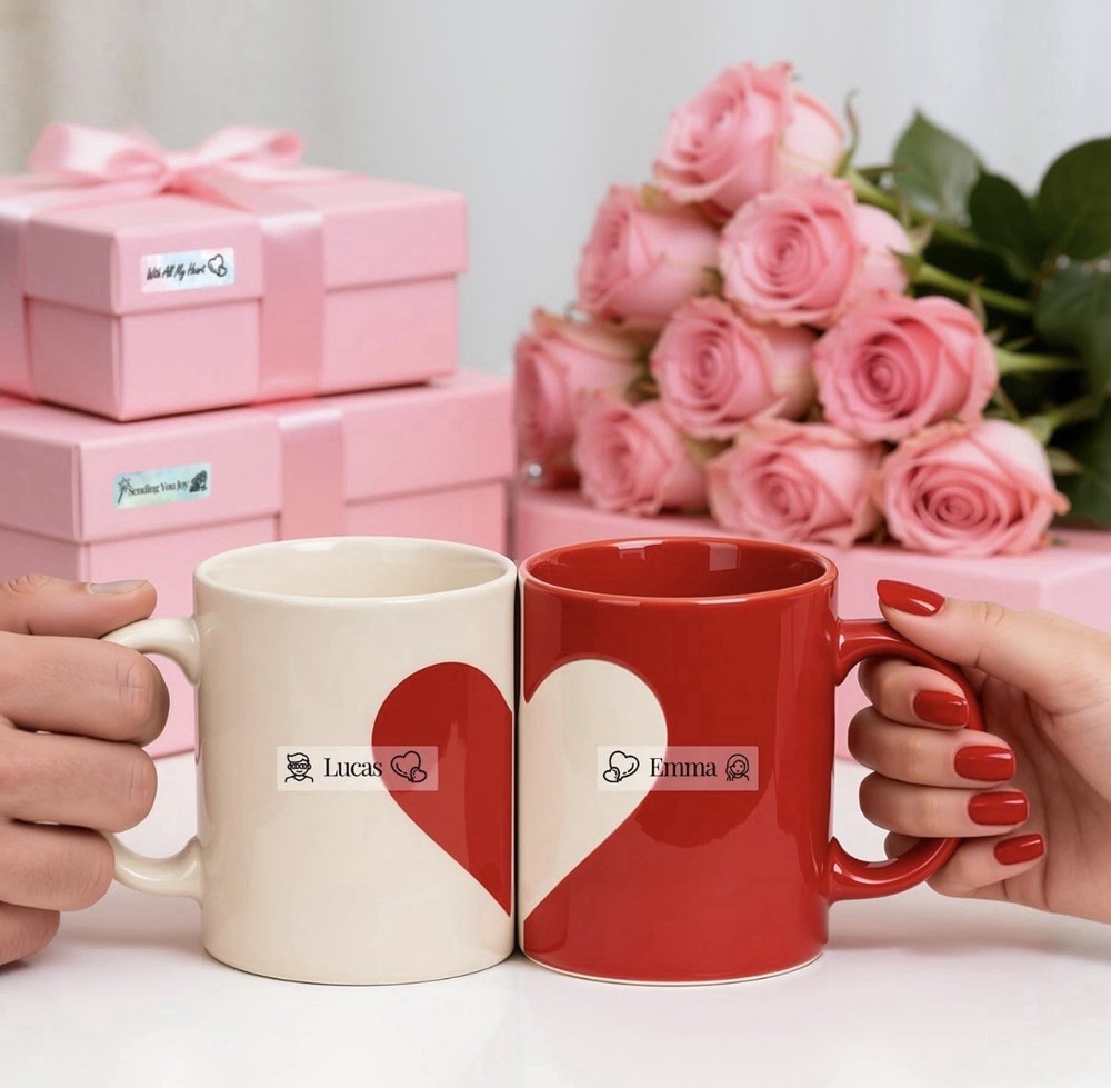 Phomemo D30 Label Maker Machine, Portable Handheld Bluetooth Mini Printer Pink