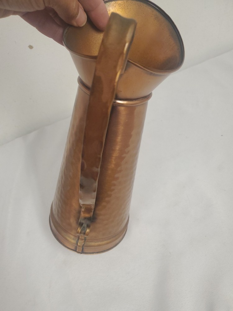 GREGORIAN SOILD COPPER PITCHER 11" USA