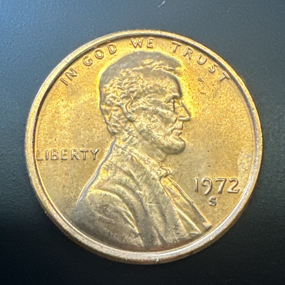 1972 S Lincoln Memorial Cent Penny - Uncirculated - US Mint Coin
