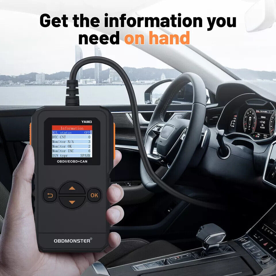 Car OBD2 Scanner OBDII Code Reader Check Engine Fault Diagnostic Tool For Toyota