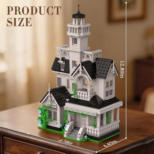Magic House Building Set with LED Light - 1162 PCS Architecture Model Kit, Gift