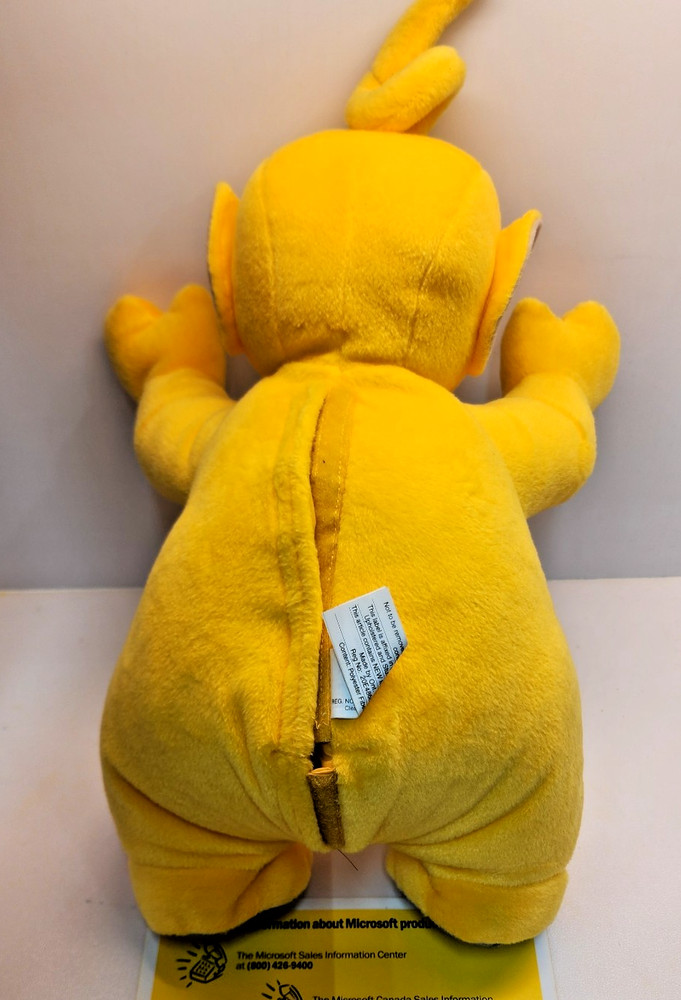 ActiMates 1998 Microsoft Interactive Teletubbies Laa-Laa with Box Tested Works