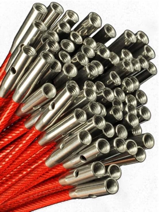 Twist Small Lace Interchangeable Cables, 37-Inch, Red