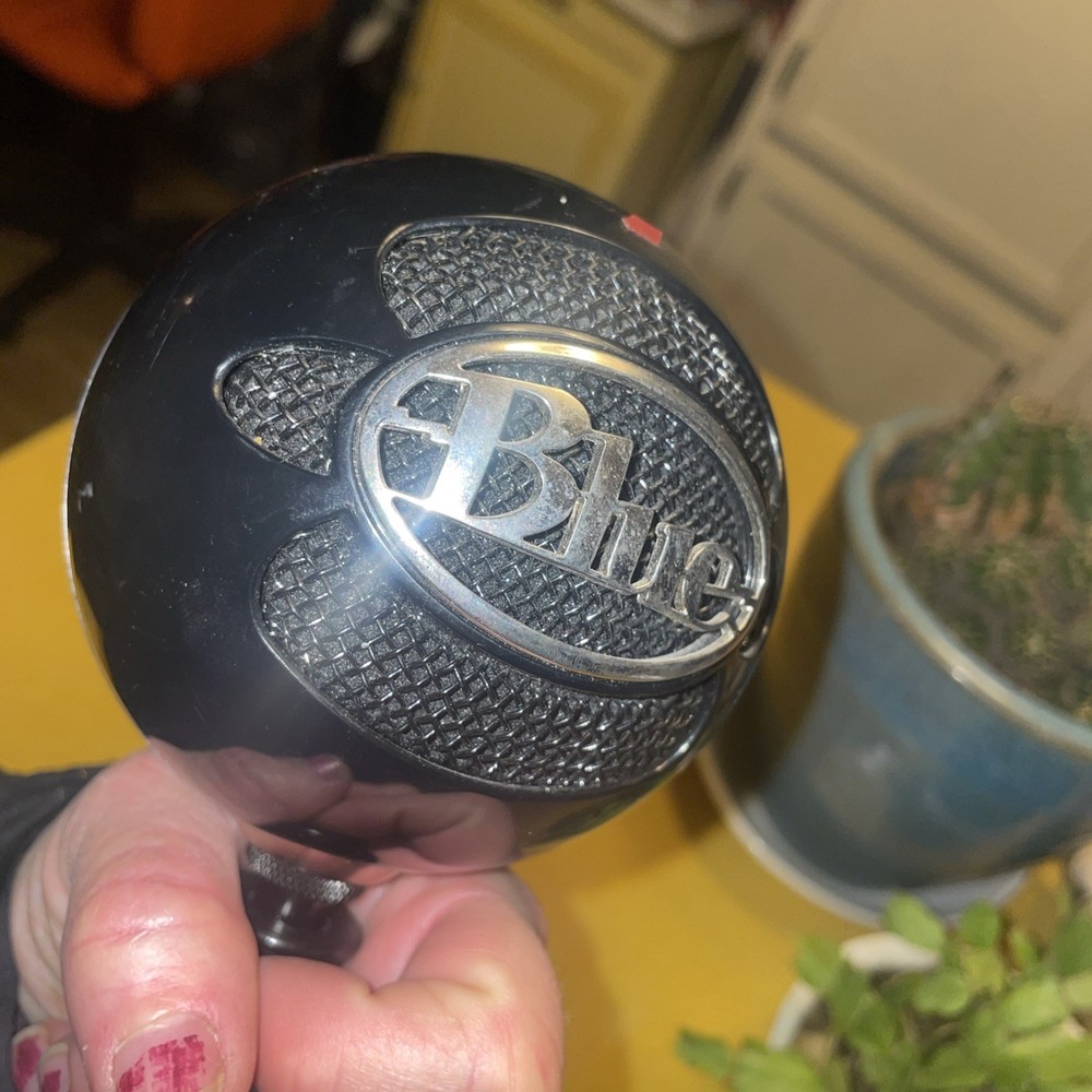Blue Snowball USB Microphone Black Freestanding for Computer