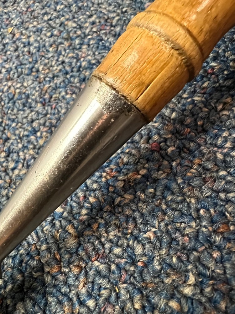 Vintage Craftsman Vanadium bevel-edge chisel, 1/2", BP code, very nice