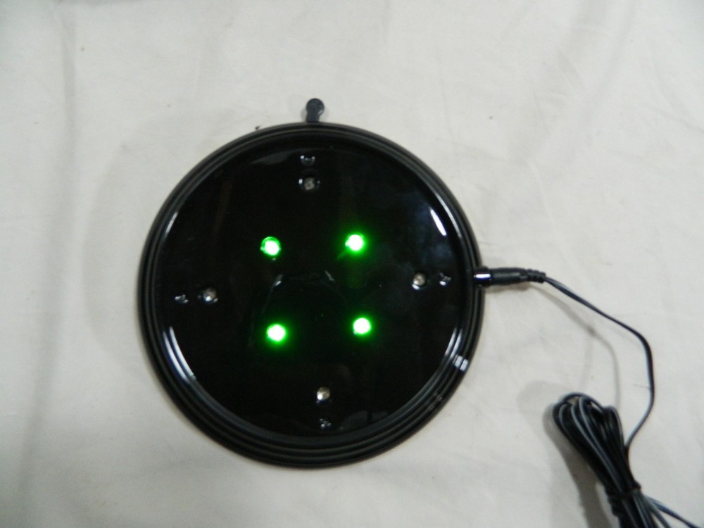 Light Up Display Black Stand Multicolored Illuminated Base