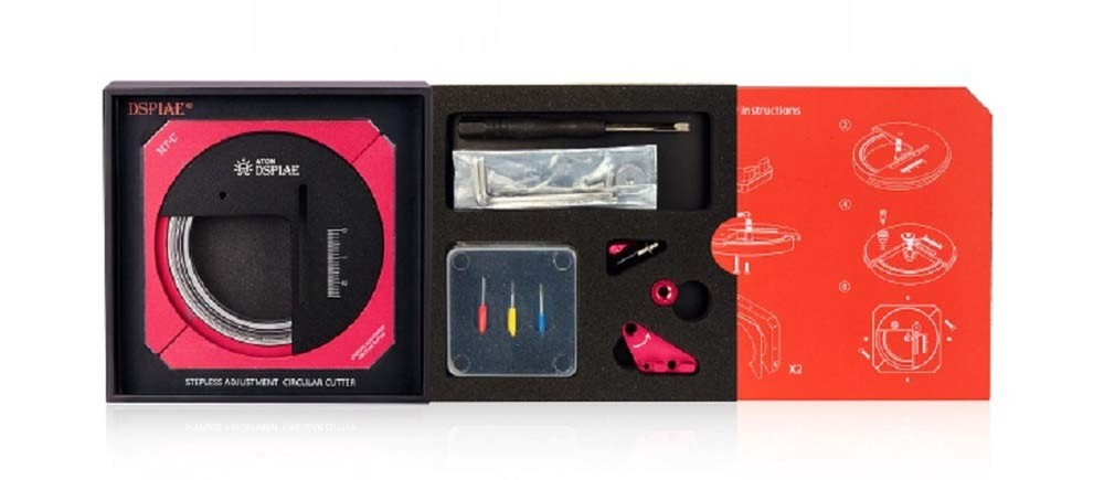 DSPIAE Stepless Adjustment Circular Cutter