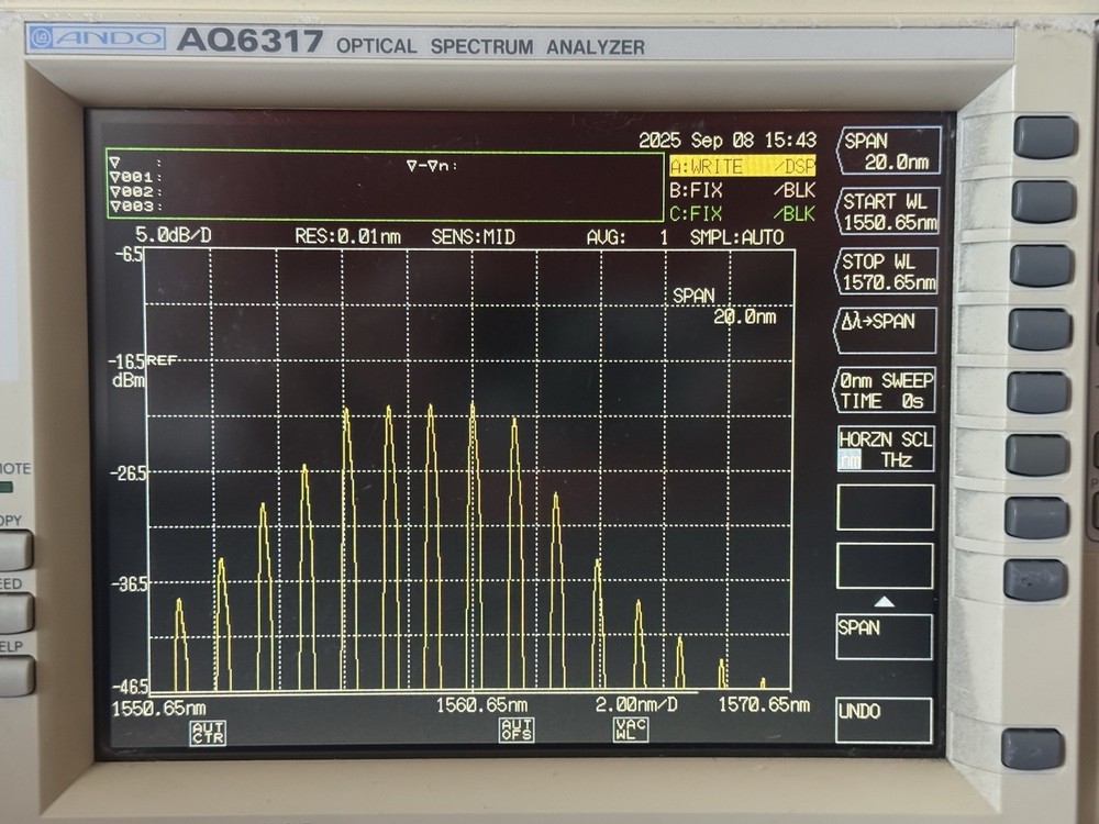 Ando AQ6317 OSA Optical Spectrum Analyzer