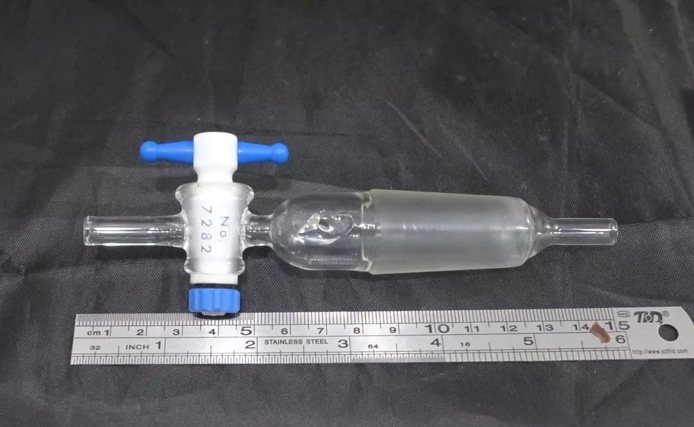 CORNING Pyrex Flow Control Adapter, drip through 24/43 inner/M joint