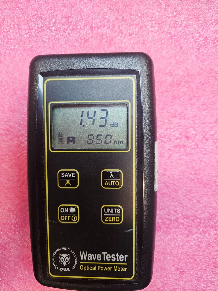 OWL WT-1 WaveTester optical power meter