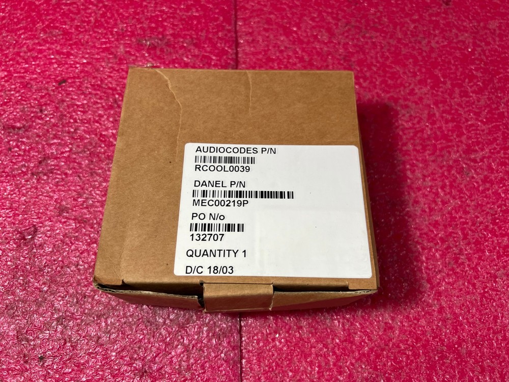 1 Pc AUDIOCODES P/N RCOOL0039
