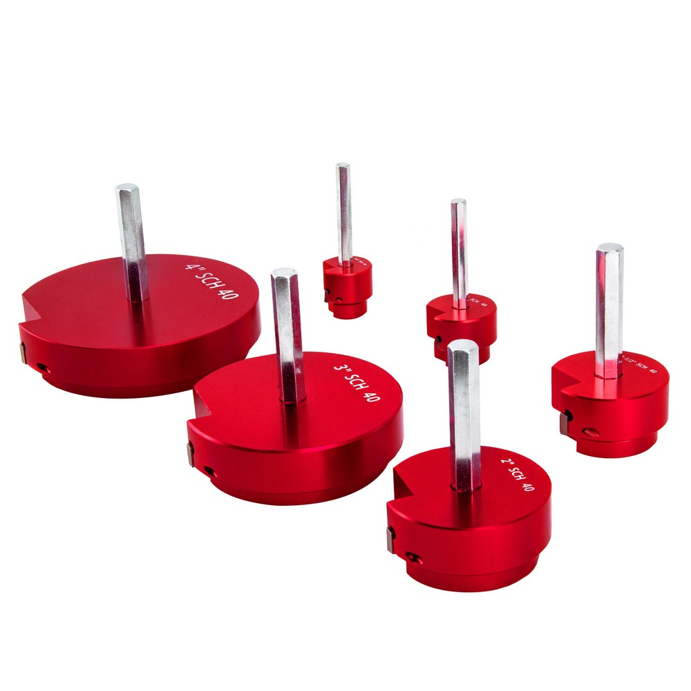 6pcs High Precision Pipe Fitting Reamer Kits for 1/2" Drills Pipe Reamer Tools