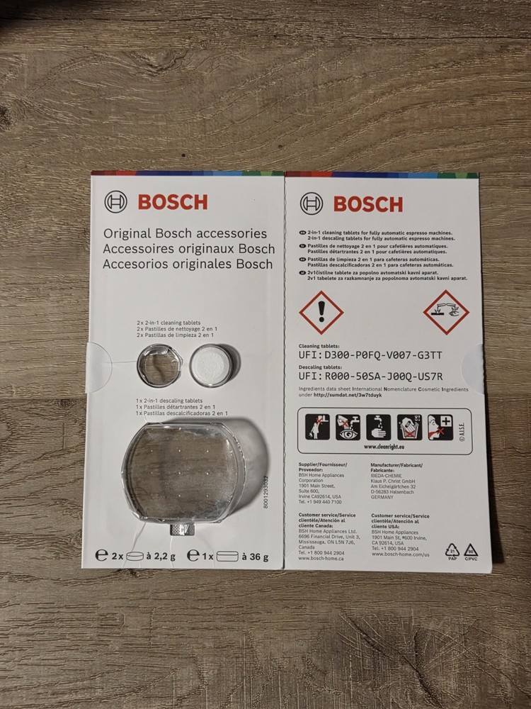 Bosch 300 Series Fully Automatic Espresso Machine VeroCafe Silver Pre-Owned