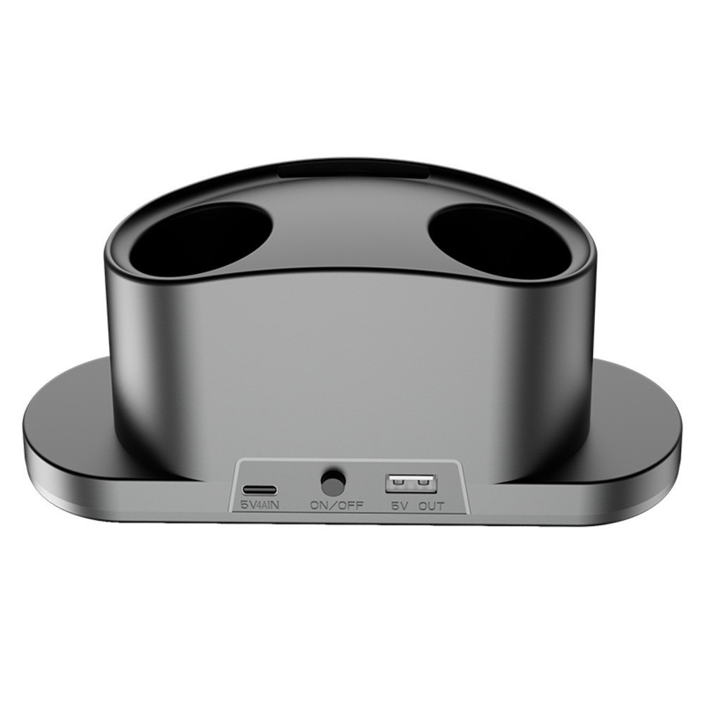 Wireless Microphone Charging Dock with USB C Fast Charge and Compact Size