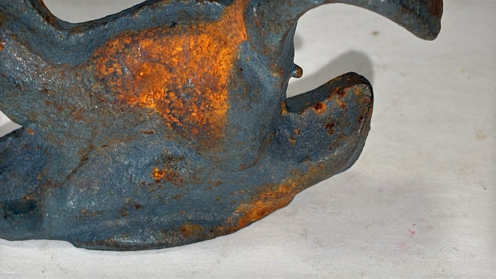 Vintage John Wright Heavy Cast Iron Squirrel / Chipmunk Bottle Opener