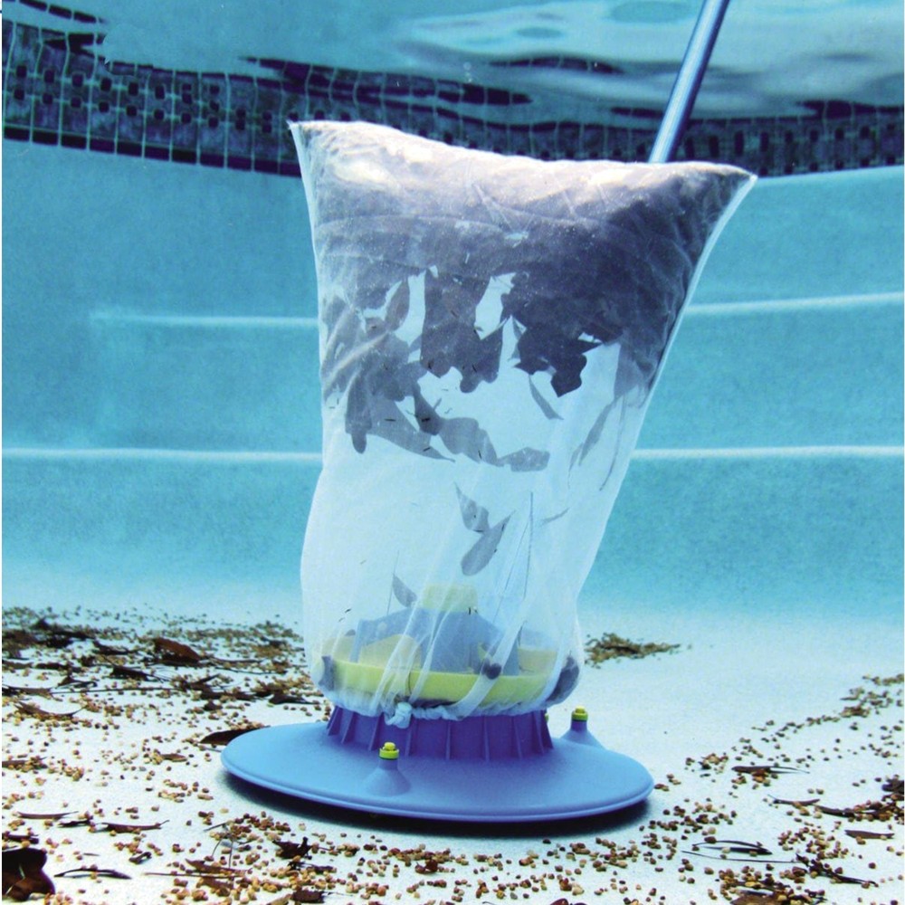 Fine Mesh Bag Replacement with Pull & Lock Cord for Pool Leaf Vacuum, Eater, ...