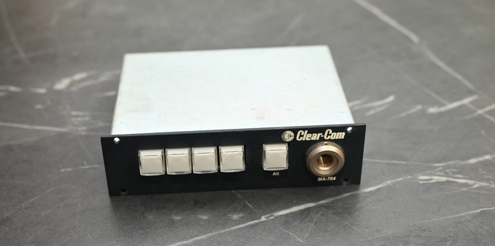 Clear-Com MA-704 Encore IFB Control Panel with Mic Jack