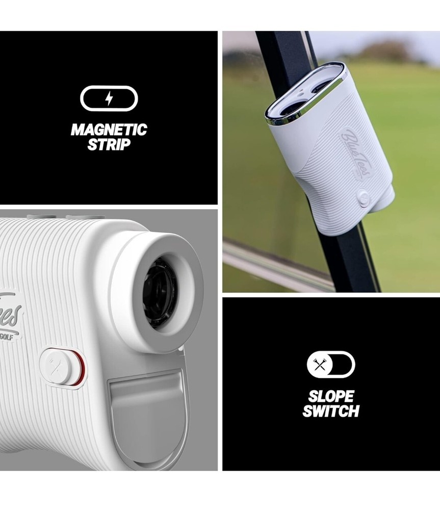 New Blue Tees Series 3 (S3) Max Rangefinder - White