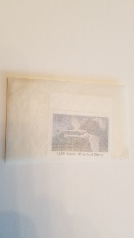 Five Dollar 1988 Alaska Waterfowl Stamp