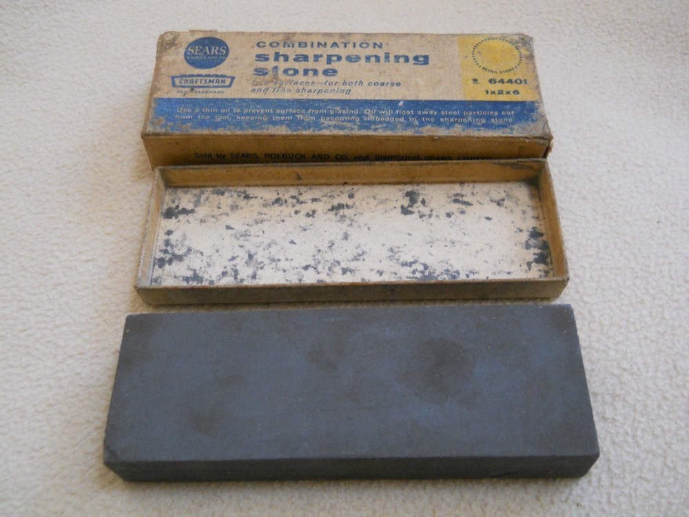 Vintage Craftsman Combination Sharpening Stones