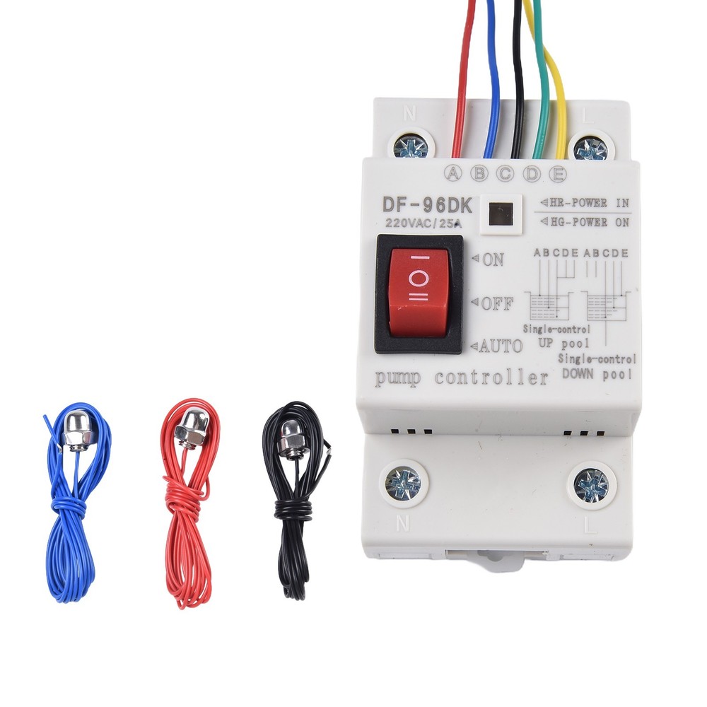 Efficient Water Pump Control Switch with Dual Modes and Indicator Lights
