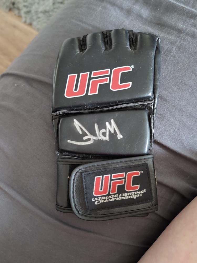 Signed Jon Bones Jones UFC Gloves