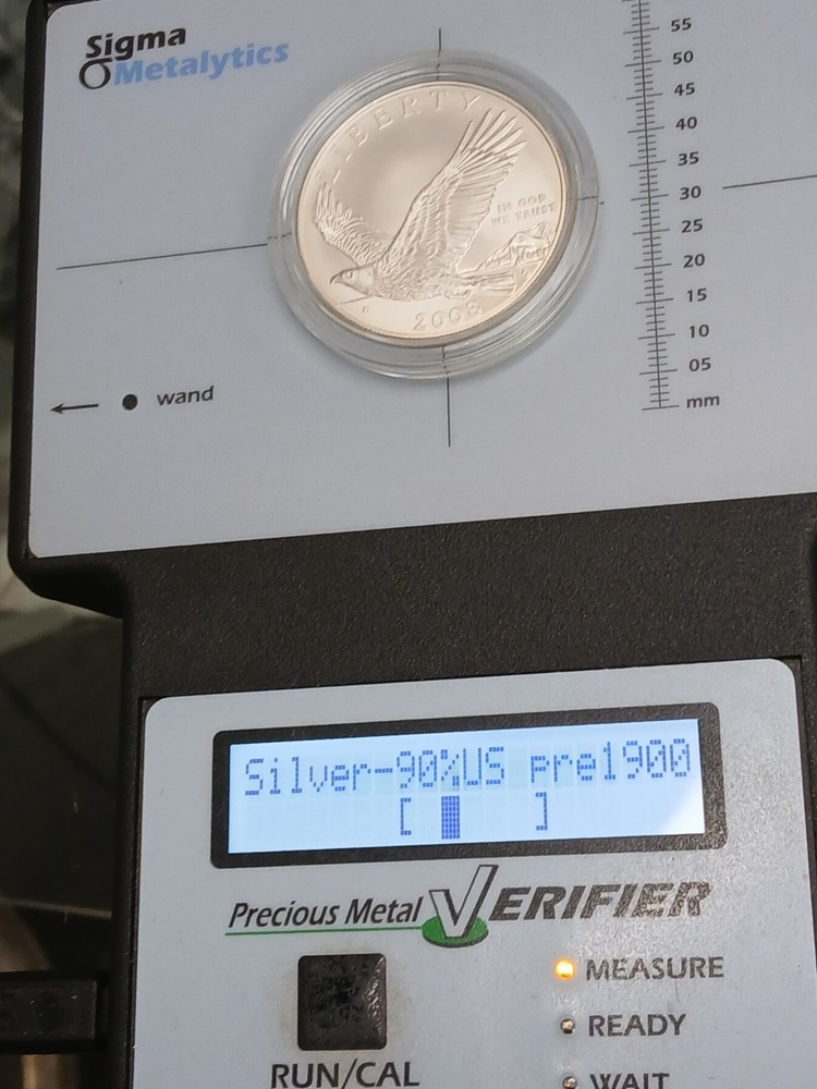 Silver  90% 2008 Bald Eagle  Commemorative Silver Dollar coin   TP 0984