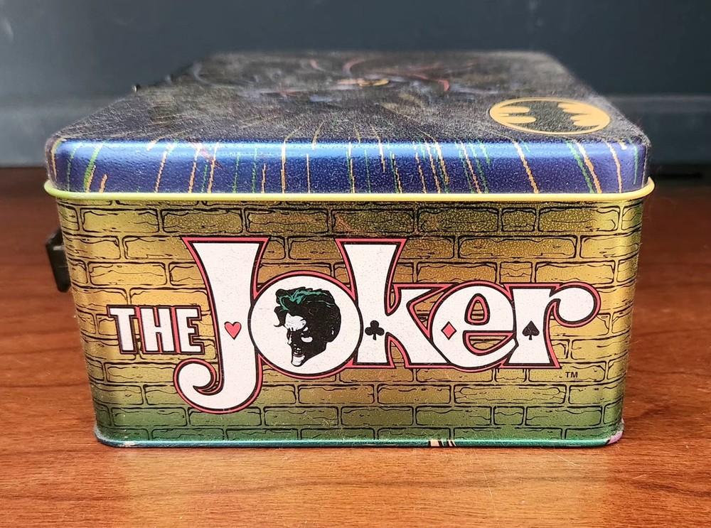 Batman and The Joker Lunch Tin From 2000 Graphics Inside