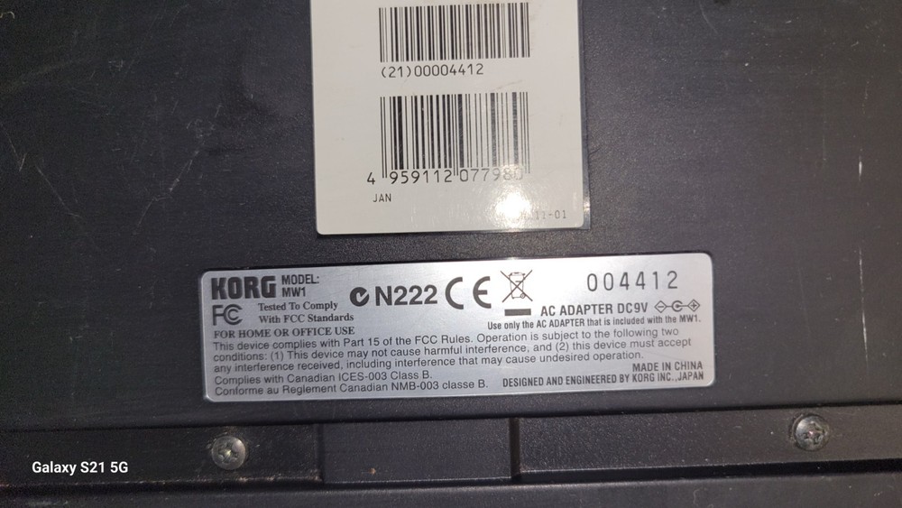 Korg MicroSTATION MW1 Music Workstation