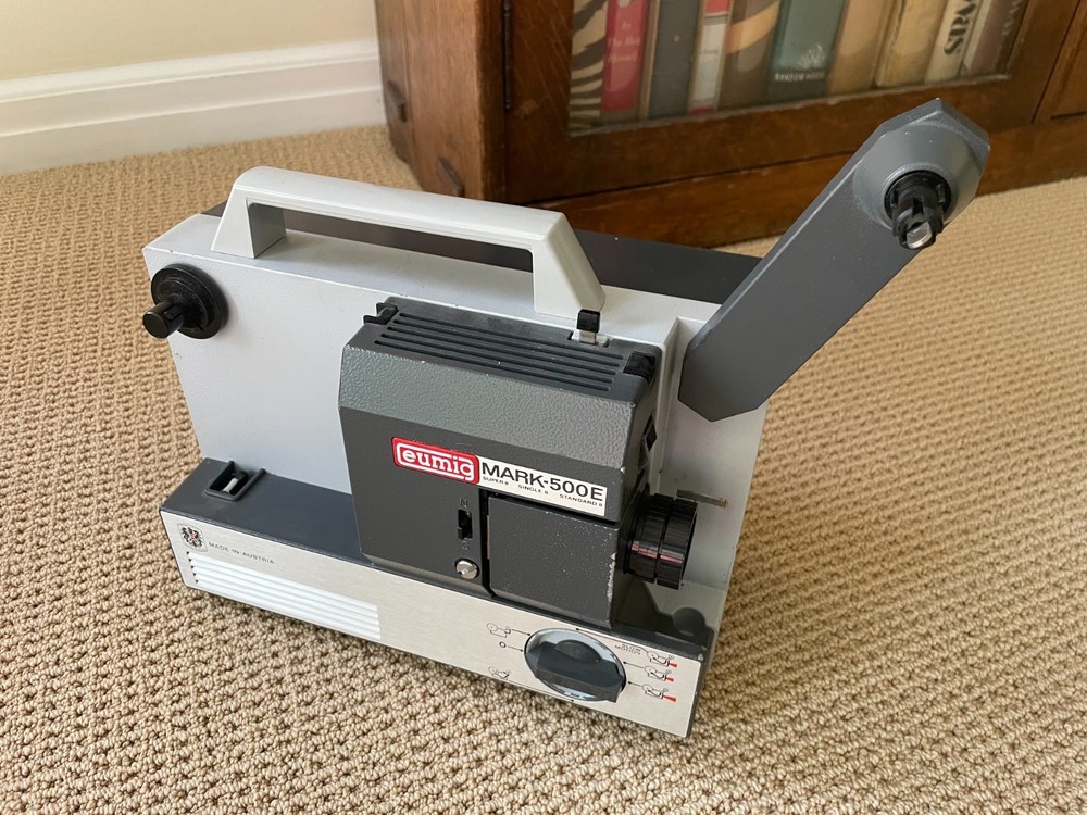 EUMIG Mark 500E Projector - 8mm Std Super – w Paperwork - Austria POWERS LIGHTS